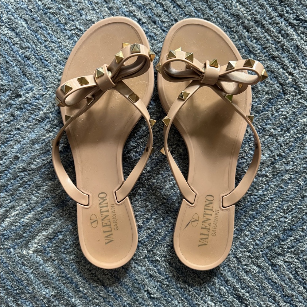 Valentino Rock Stud Sandals Size 7
